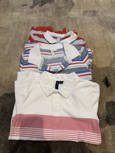 JANIE AND JACK Boys Lot of 3 Polo Shirts Tops Size 7 - Picture 1 of 5