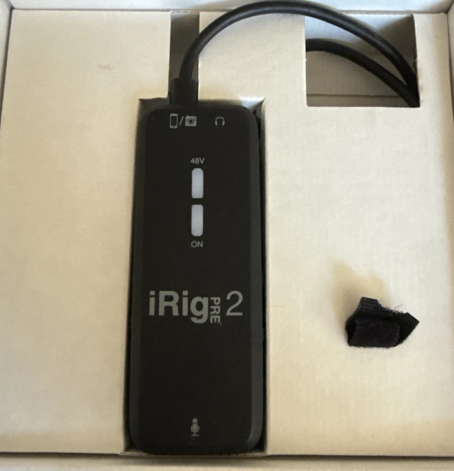 New open box IK Multimedia iRig Pre 2 - XLR Microphone Interface for iOS Devices - Image 1 of 1