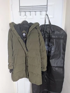 Parka Canada Goose Wyndham verde, grande 3802L, gancio + parapolvere *leggi - Foto 1 di 15