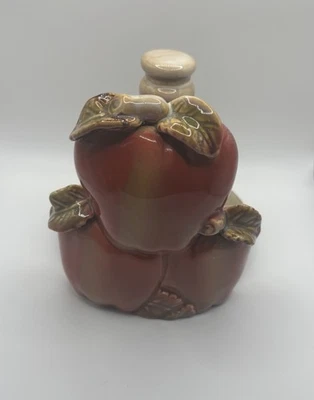 Toallero de papel de cerámica esmaltada para manzanas Foto 1 de 4