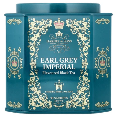 Черный чай, Earl Grey Imperial, 30 пакетиков, 2,11 унции (60 г) - Изображение 1 из 3