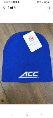 Boné gorro conferência ACC esqui neve azul branco NCAA Skully - Imagem 1 de 3