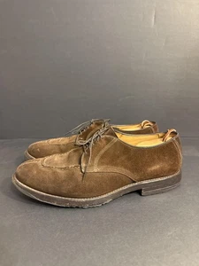 Allen Edmonds Wildleder Derby Schuhe Herren Größe 10,5 D braun Vibram Sohle USA - Bild 1 von 12