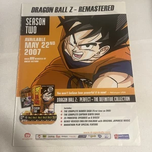 2006 Dragon Ball Z Magazine Ad Remastered Season 2 Print NO DVD Pr - Picture 1 of 10