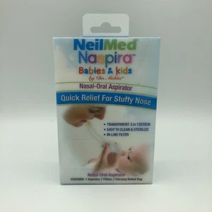 *2-PACK* NeilMed Babies & Kids By Dr. Mehta Naspira Nasal-Oral Aspirator - Picture 1 of 5