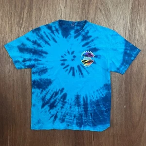 Camiseta grande teñida con corbata "Life's a Beach: Puerto Vallarta México" para hombre - Imagen 1 de 5