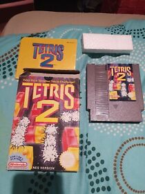 Tetris 2 Nintendo NES Game Boxed With Manual