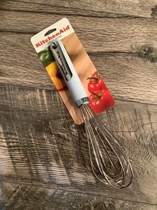 KitchenAid Frusta Utilitaria Acciaio Inox Pastello Blu Polveroso HMBA Nuova - Foto 1 di 2