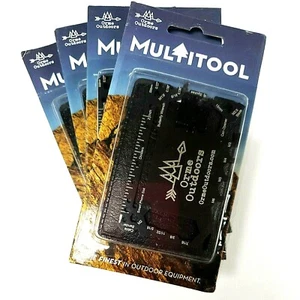 NIB Lot of 4 Multi Tools Credit Card Wallet Pocket Outdoor Survival 46 In 1 Tool - Picture 1 of 8