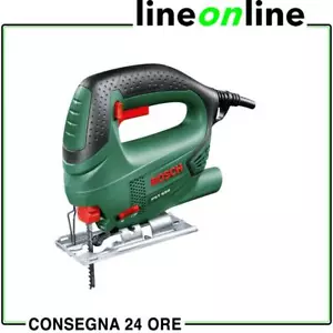 Seghetto alternativo Bosch PST 650 con valigetta legno e metallo. Aspiratrucioli - Foto 1 di 6