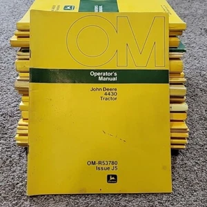 Manual del operador original fabricante de equipos originales para tractores John Deere 4430 OM-R53780 - Imagen 1 de 3