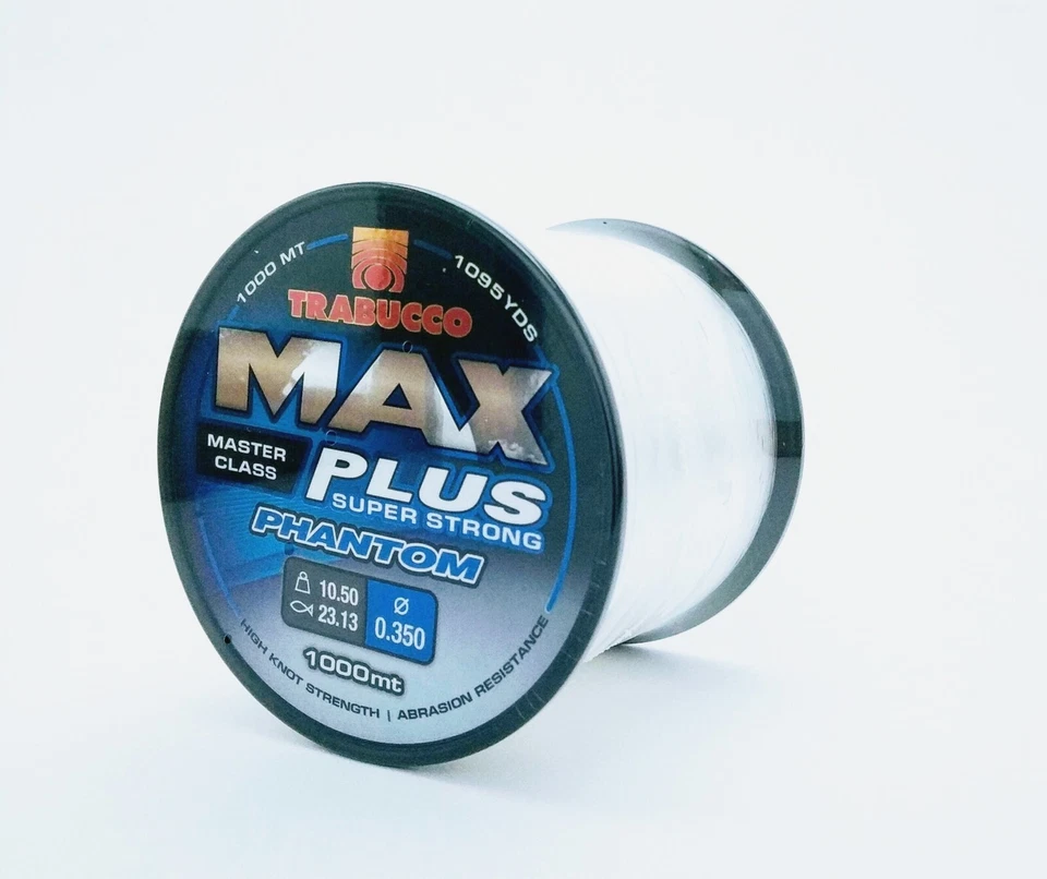 FILO PESCA MAX PLUS LINE MAX PLUS PHANTOM 0.22 1000M TRABUCCO 057-16-220
