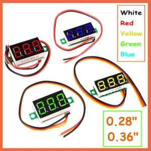 Mini Voltmeter Tester LED Digital Display Voltage Meter Car 0.28 0.36" DC 0-100V - Picture 1 of 5