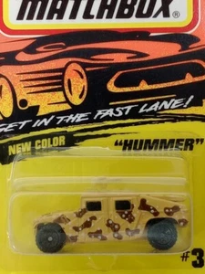 Matchbox NEW COLOR Hummer #3 NEW MODEL Miltiary 1:64 Scale Sealed - Picture 1 of 3