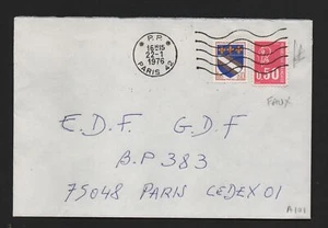 + ECHTE FÄLSCHUNG VON AUBERVILLIERS AUF BRIEF / BEWERTUNG 150 E / SELTEN / XA101 - Bild 1 von 3