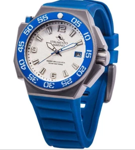 NUEVO Reloj de buceo profesional Strumento Marino Abisso SM129S/TT/BN/BL AZUL - Imagen 1 de 5