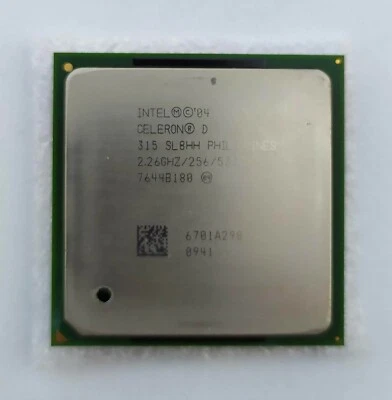 Processore CPU PC Intel CELERON D 315 2.26GHz Socket 478 - Immagine 1 di 2