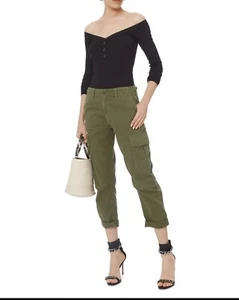 Cargohose Damen RE/DONE Army Olive Gr. 26 Olivgrün Neu ohne Etikett - Bild 1 von 5