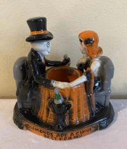 Yankee Candle BONEY BUNCH DIAMONDS BEST FRIEND Halloween Candle Holder - Picture 1 of 9