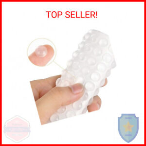 200Pcs Cabinet Bumpers Clear Rubber Bumpers Self Adhesive, Soft Cabinet Door Bum