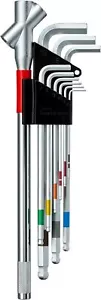 WISE SBL-1000 Ball Point WRENCH Power Up handle Hexagon Hex Key set 9pcs - Picture 1 of 2