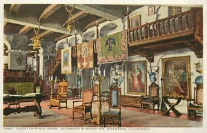 Cartolina Glenwood Mission Inn Phostint Detroit Publishing California senza timbro - Foto 1 di 2