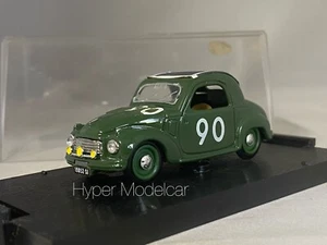 BRUMM 1/43 FIAT 500C #90 MILLE MIGLIA 1937 GREEN ART. R013-BIS - Foto 1 di 4