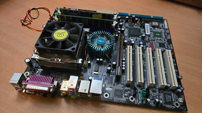ABIT IC7 with Intel Pentium 4 3GHz CPU and 1GB RAM - Test OK - Image 1 of 4