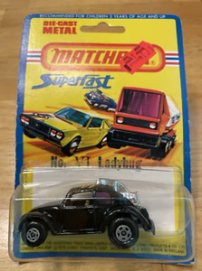Matchbox Lesney 1971 Superfast No. VI Lady Bug - Sealed on Orig. Card Die Cast - Picture 1 of 15