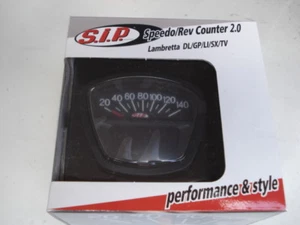 Lambretta Speedo SIP Black Series 3 RPM rev counter fuel warning temperature - Picture 1 of 1