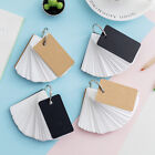  6 Pcs Mini Pocket Notebook Flash Cards with Rings Pads Portable