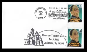 El fantasma de la ópera. Monster Theatre Station, FDC, 1997 (BI#57) - Imagen 1 de 1
