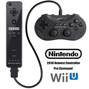 Built in Motion Plus Wiimote Remote Controller / Gamepad For Nintendo Wii &Wii U - Picture 1 of 33