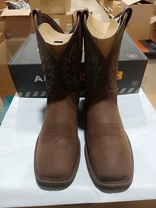 UsedLikeNew_Ariat Groundbreaker Square Toe Work Boot – Men’s Western - Picture 1 of 13
