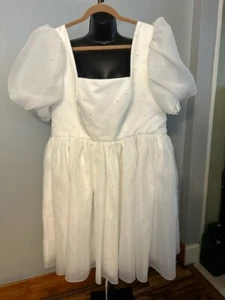 Engagement / Bachelorette / Wedding Dress -Custom Made Plus Size Never Worn - Picture 1 of 9