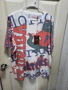 NWT Florida Gators All Over Print Mitchell & Ness Shirt Size LARGE - Picture 1 of 8