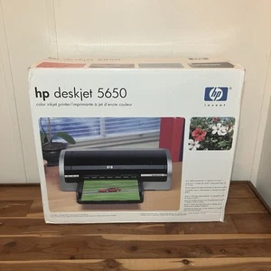 HP DeskJet 5650 Workgroup Inkjet Printer New Sealed - Picture 1 of 6