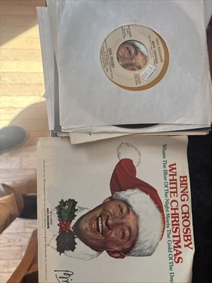 Bing Crosby NM 45 rpm "White Christmas" with picture sleeve - Image 1 of 4