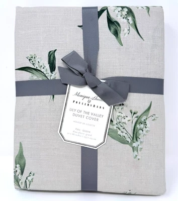NUEVA Funda Nórdica Pottery Barn Monique Lhuillier Lily Of The Valley COMPLETA/QUEEN Foto 1 de 4
