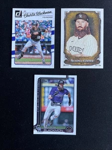 Charlie Blackmon 3 Karten MLB Baseball Trading Card Lot Colorado Rockies - Bild 1 von 8