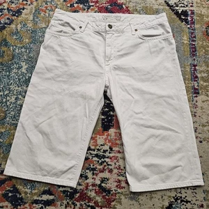 VTG Robin's Jean Shorts Mens Size 38 x 17" Inseam Studded Pockets White - Picture 1 of 13