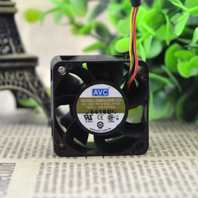 AVC DB04028B12U Cooling Fan 4028 DC12V 0.66A 4cm 4Pin PWM Server Fan - Image 1 of 4
