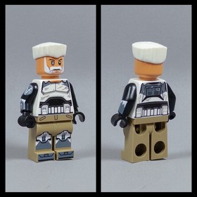 LEGO Star Wars Custom Old Clone Commander Wolffe Minifigure (Rebels)