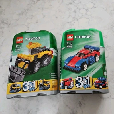 LEGO Creator Mini Digger 5761 and 31000 Mini speeder Sealed NIB - Image 1 of 2