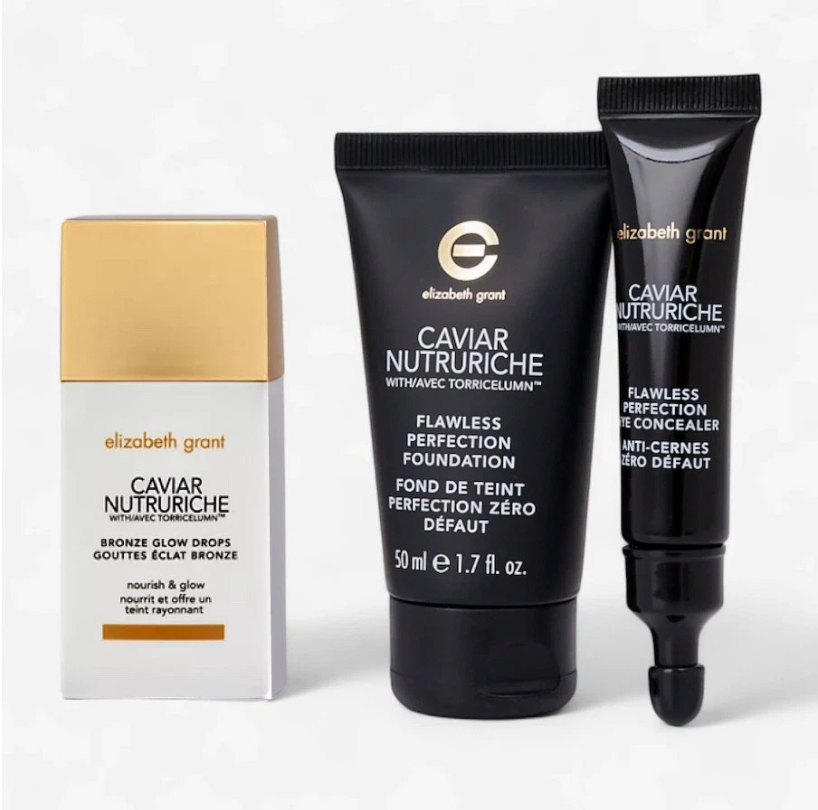 Kit de 3 piezas de caviar ELIZABETH GRANT aspecto impecable Foto 1 de 1