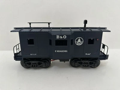 K-LINE O Scale K614-1091 B & O Classic Bay Window Caboose - Image 1 of 4