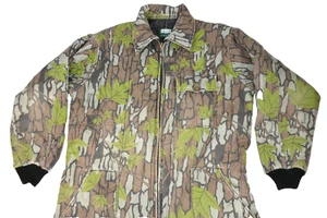 SafTBak Trebark Camo Coveralls Vintage USA Made Hunting Men’s XL Insulated - Picture 1 of 15