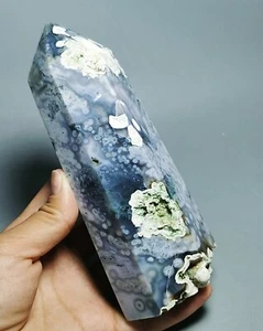 Sammlung! Roher NATÜRLICHER OZEANJASPIS Geode QUARZKRISTALL Turm HEILUNG - Bild 1 von 12