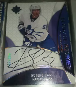 Robbie Earl 2008-09 Upper Deck Ultimate Collection Rookie Card Auto #302/399 - Bild 1 von 1