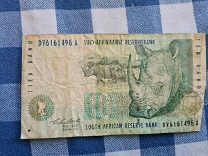 Banconota 10 Rand del Sudafrica dal 1993 - Foto 1 di 2